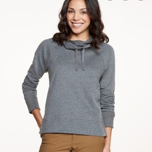 Toad & Co gray sweatshirt